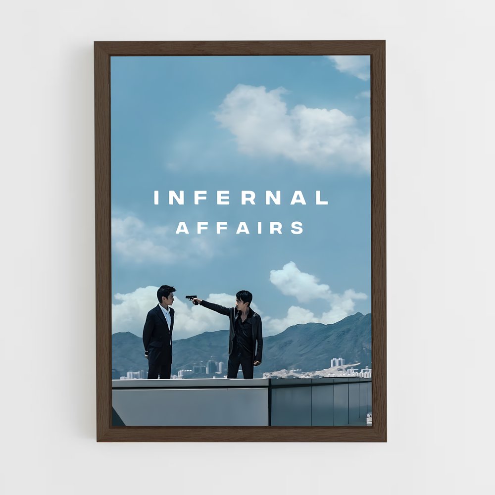 ap-infernal affairs-2 cadre Bois foncé