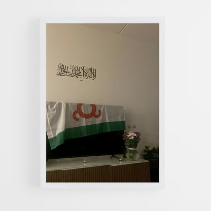 ap-ingushetia flag-3 cadre Blanc