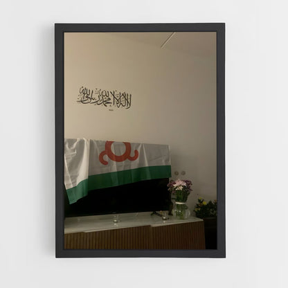 ap-ingushetia flag-3 cadre Noir