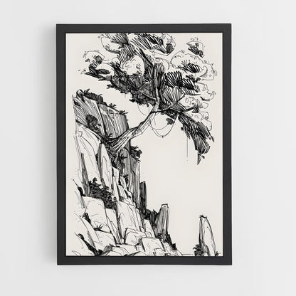 ap-ink drawing-5 cadre Noir