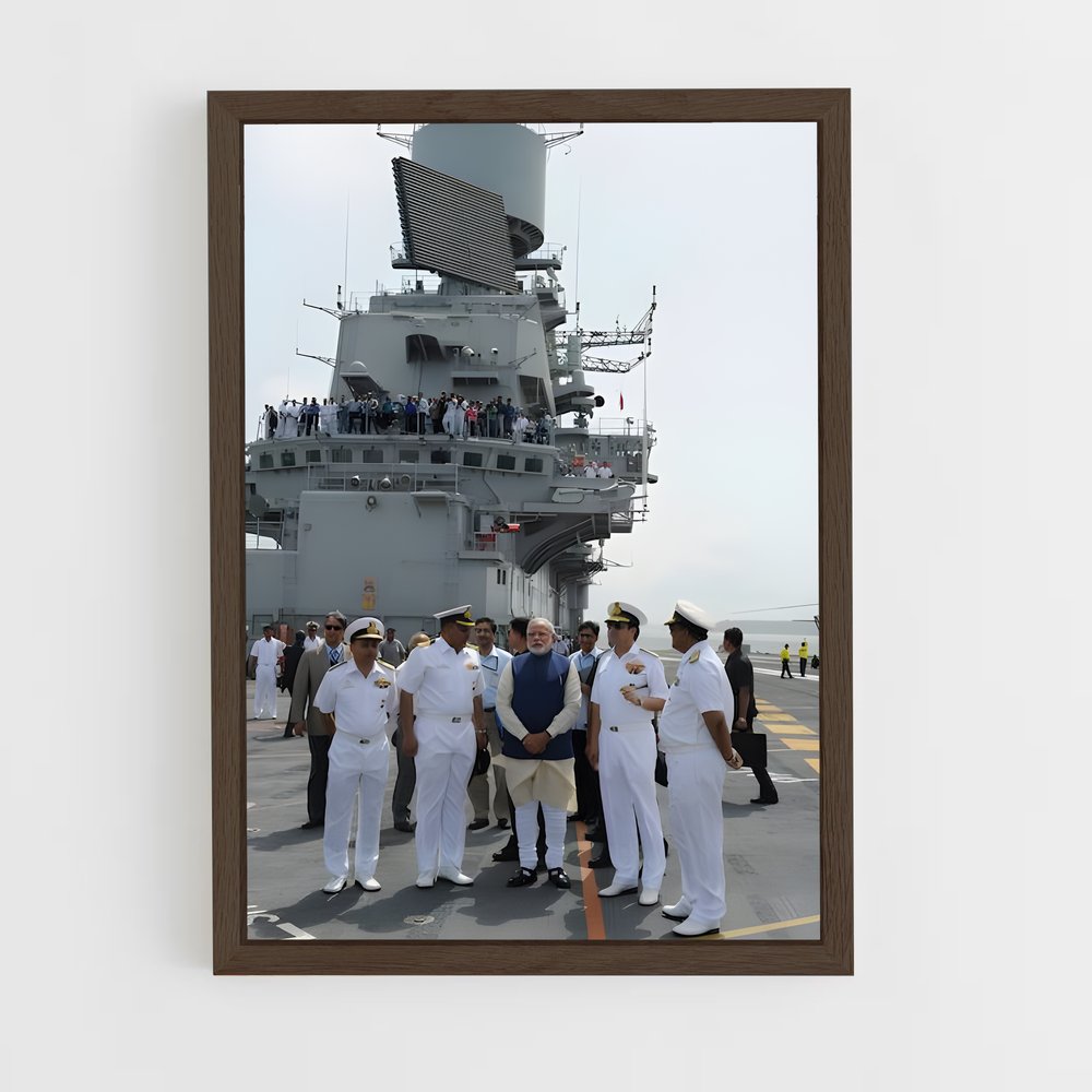 ap-ins vikramaditya-3 cadre Bois foncé