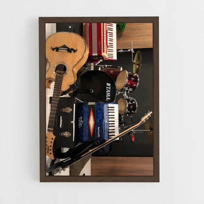 ap-instruments-3 cadre Bois foncé