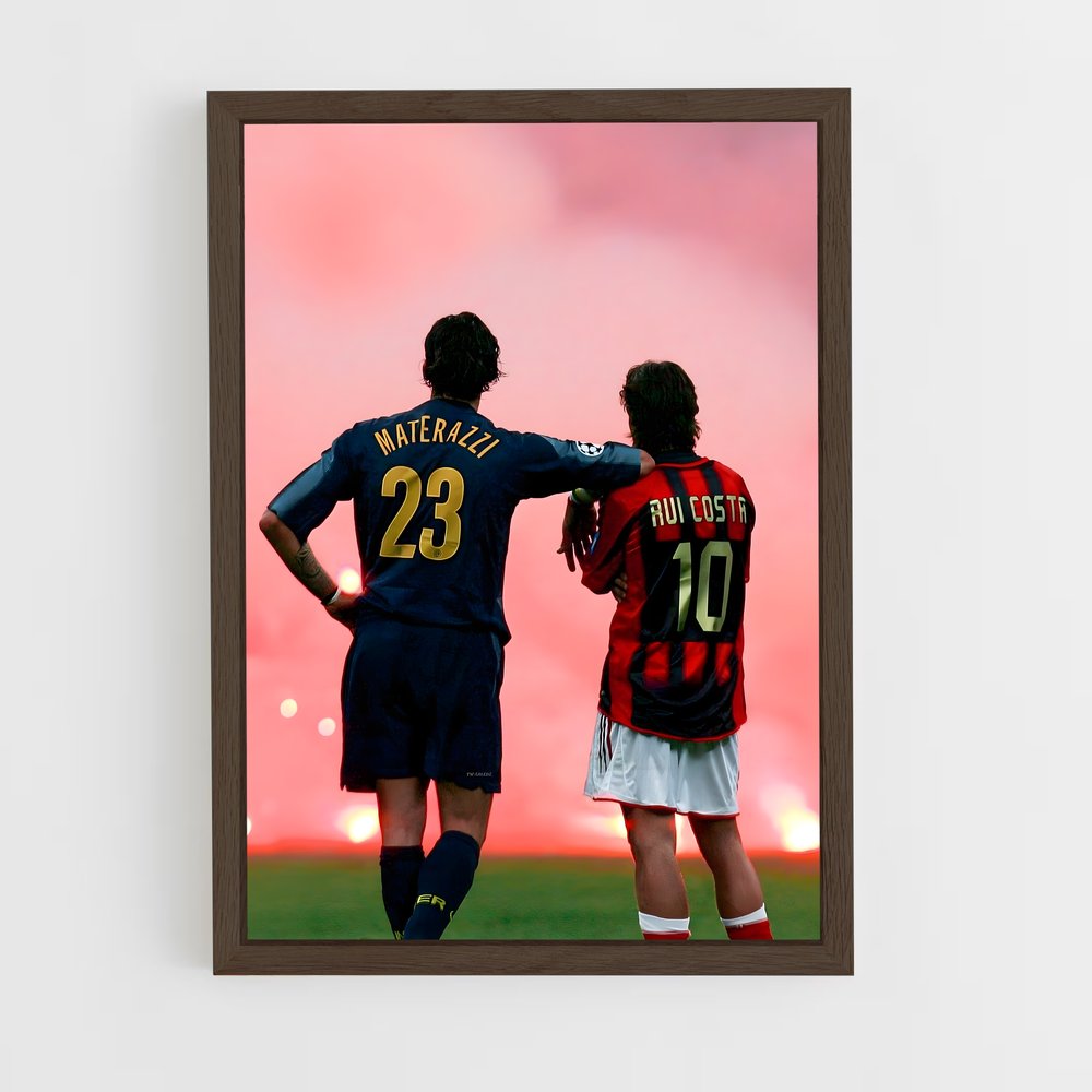 ap-inter milan-10 cadre Bois foncé
