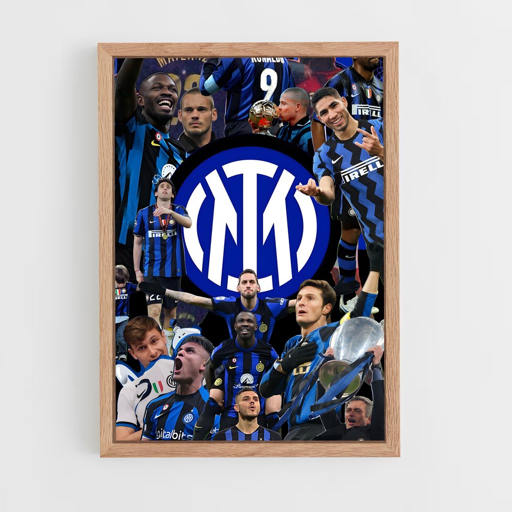 ap-inter milan-3 cadre Bois clair