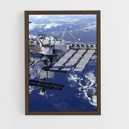 ap-international space station-1 cadre Bois foncé