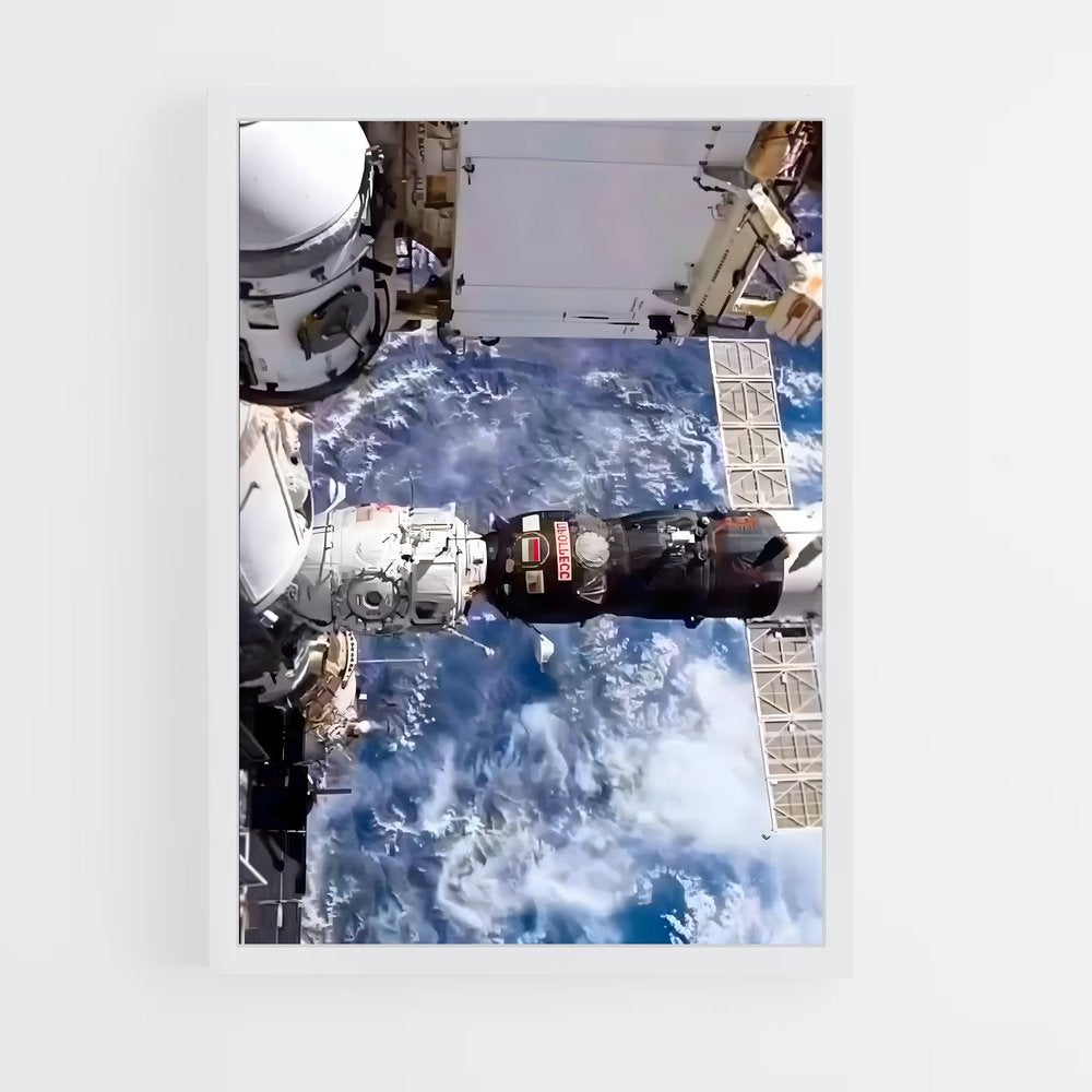 ap-international space station-12 cadre Blanc