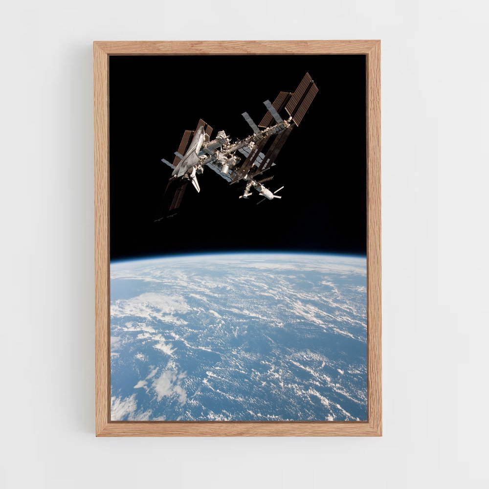 ap-international space station-13 cadre Bois clair