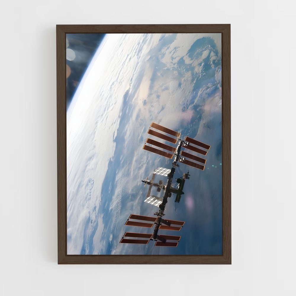 ap-international space station-2 cadre Bois foncé