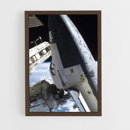 ap-international space station-6 cadre Bois foncé