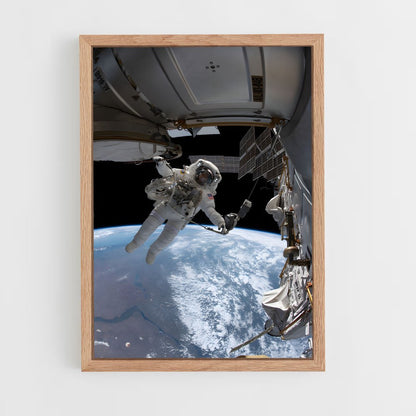 ap-international space station-7 cadre Bois clair