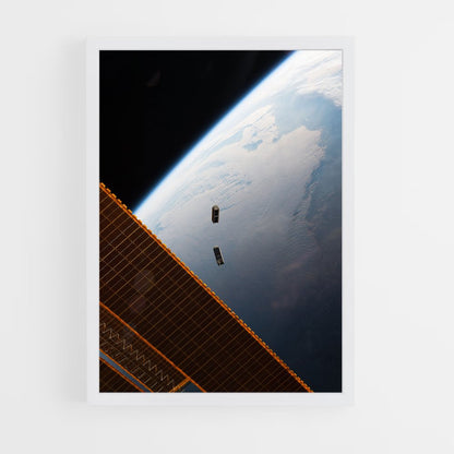 ap-international space station iss-6 cadre Blanc