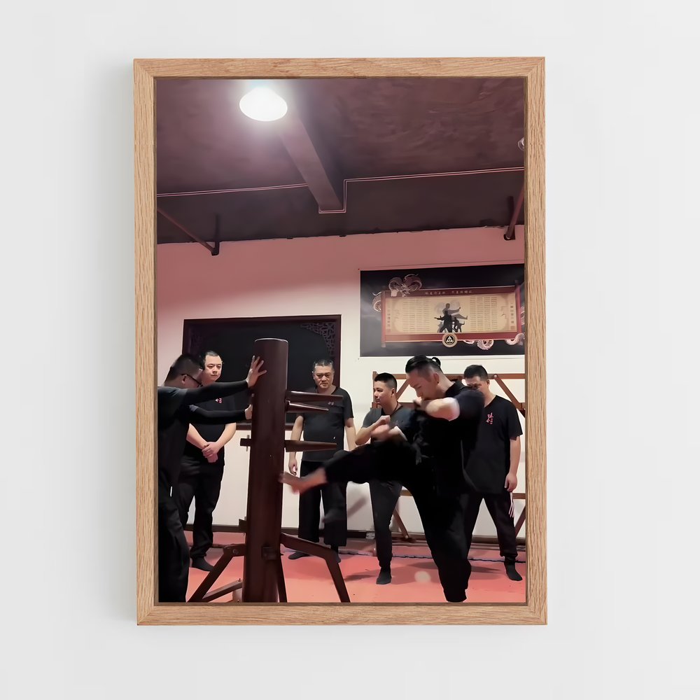 ap-international wing chun organization-2 cadre Bois clair