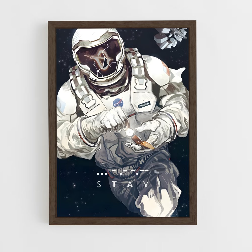 ap-interstellar art-6 cadre Bois foncé