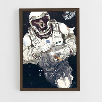 ap-interstellar art-6 cadre Bois foncé