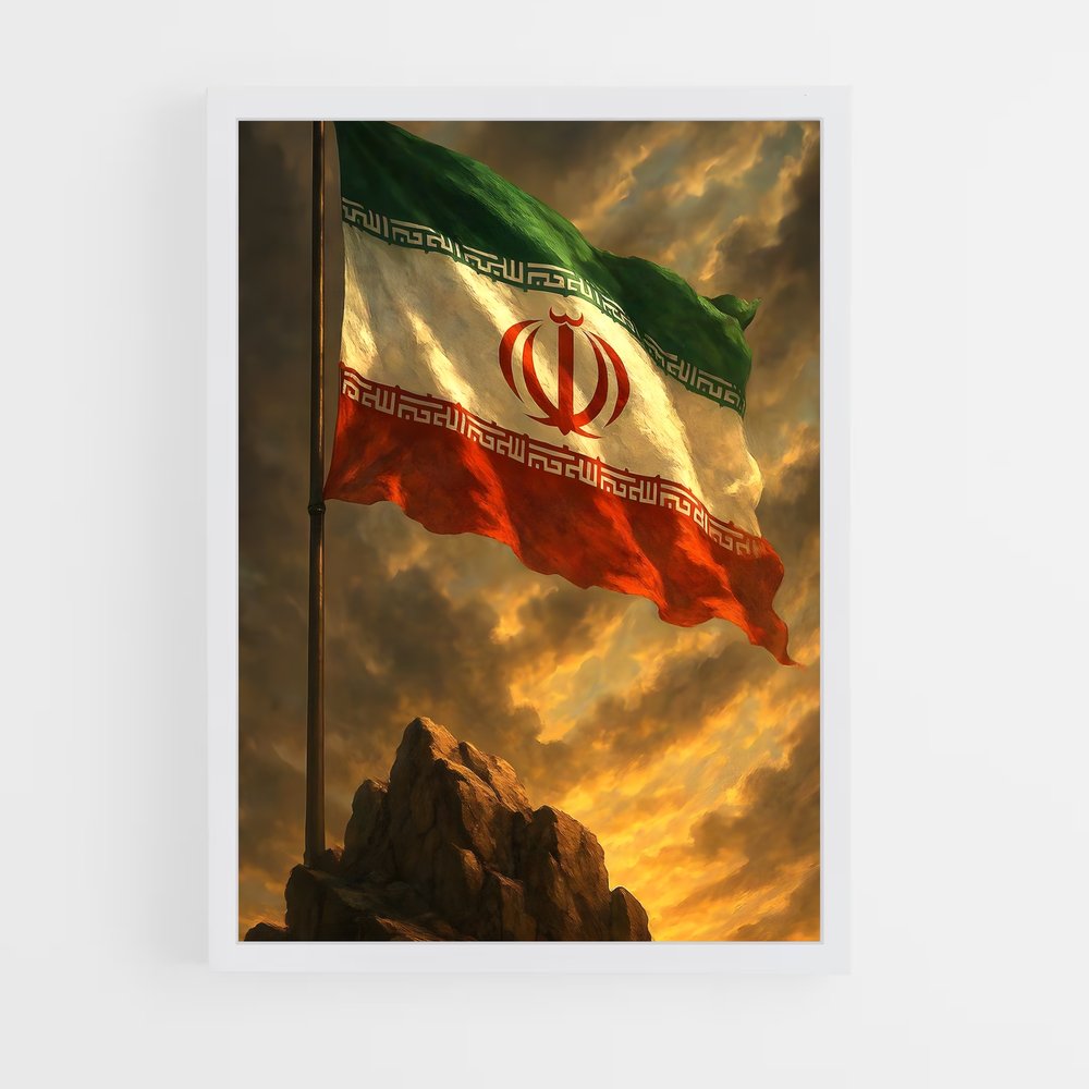 ap-iran flag-1 cadre Blanc