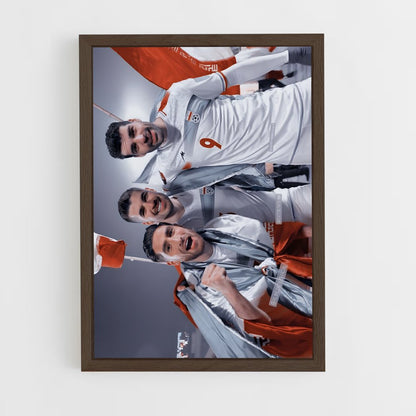ap-iran national football team-13 cadre Bois foncé