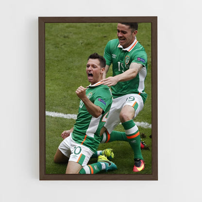 ap-ireland national football team-5 cadre Bois foncé