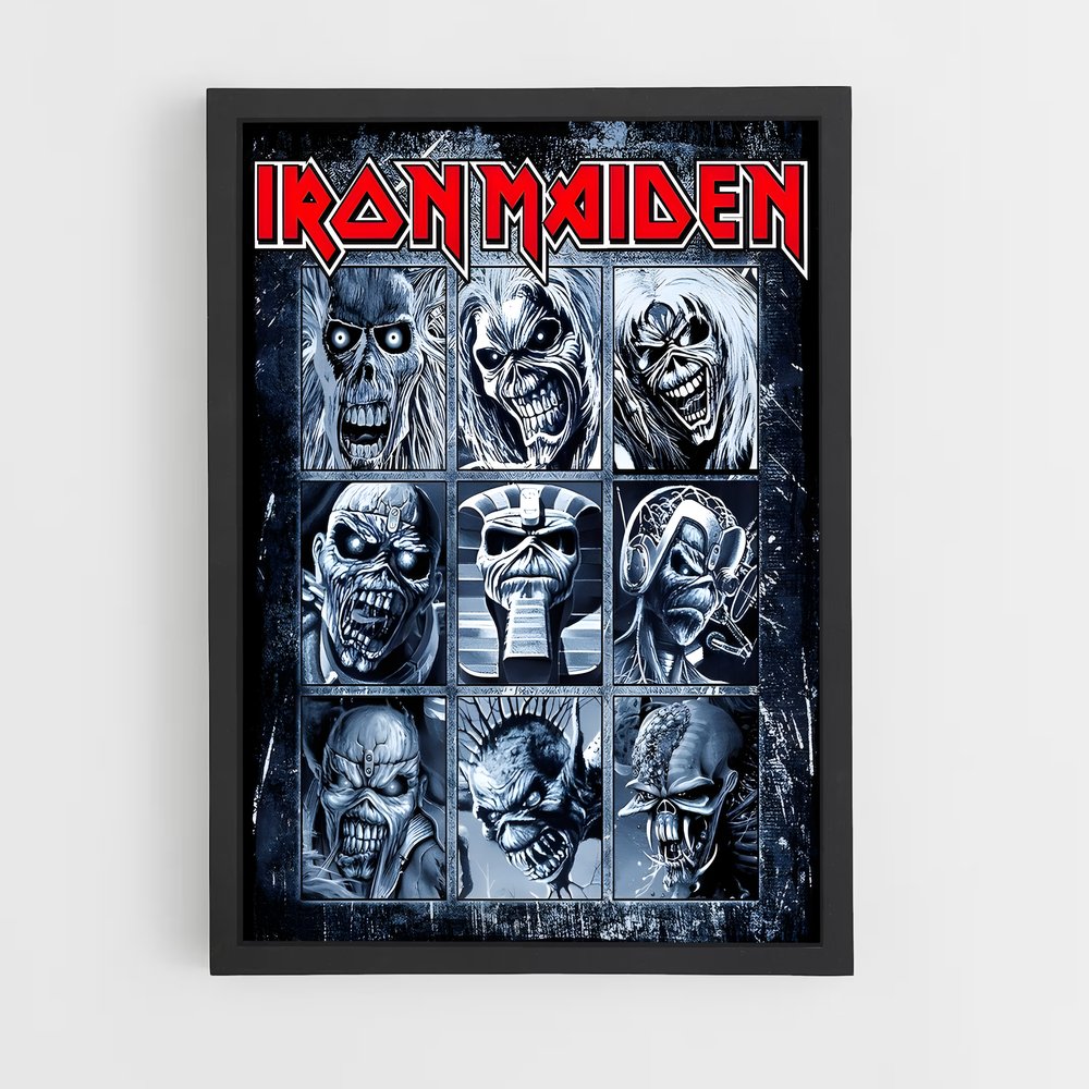 ap-iron maiden-1 cadre Noir