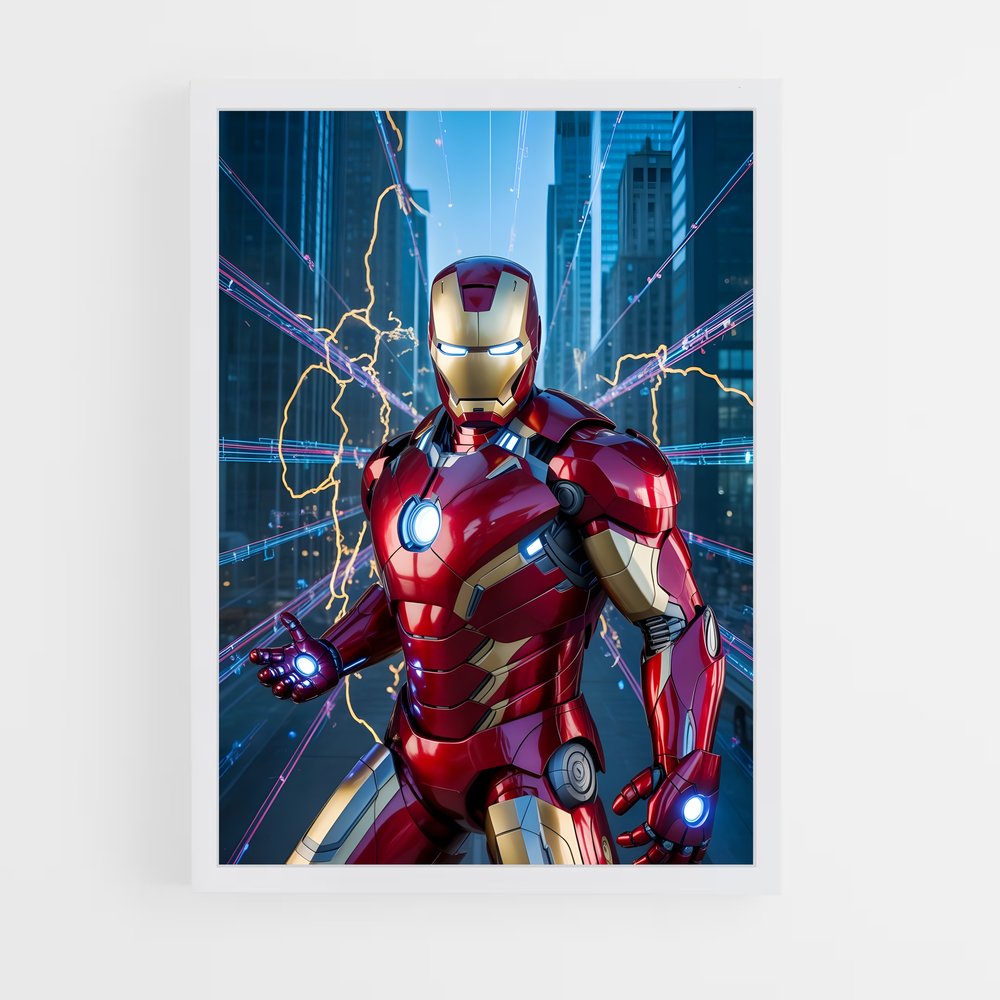 ap-iron man-10 cadre Blanc