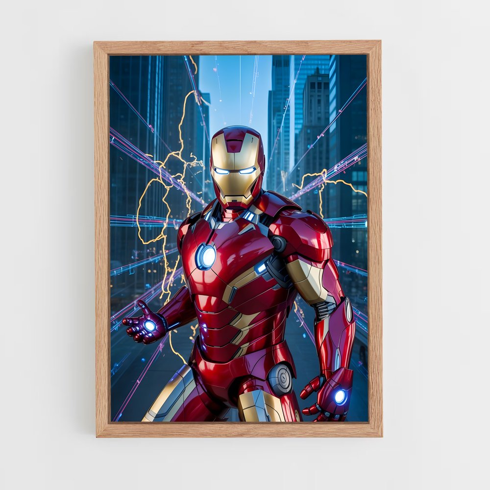 ap-iron man-10 cadre Bois clair
