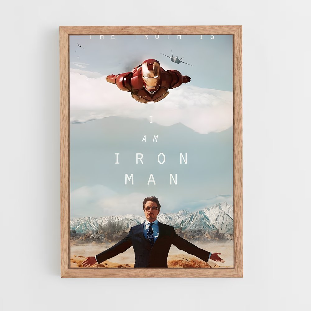 ap-iron man-3 cadre Bois clair