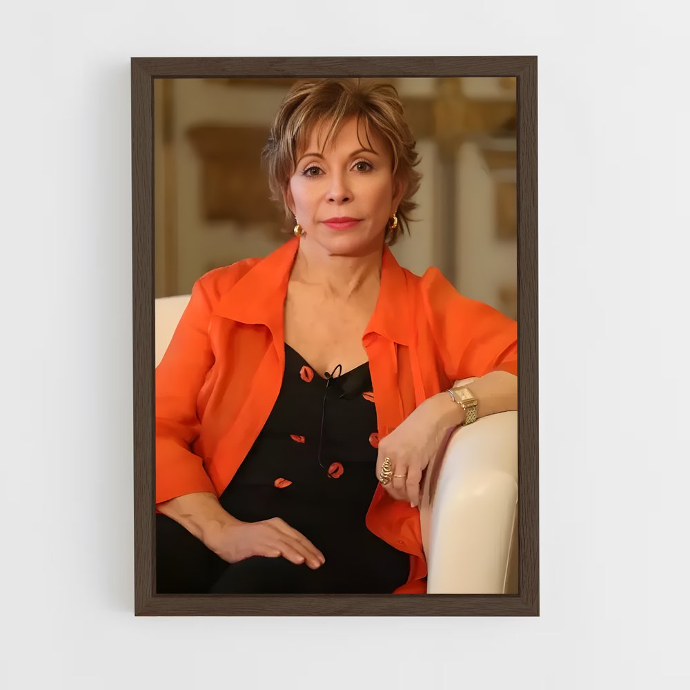 ap-isabel allende-7 cadre Bois foncé
