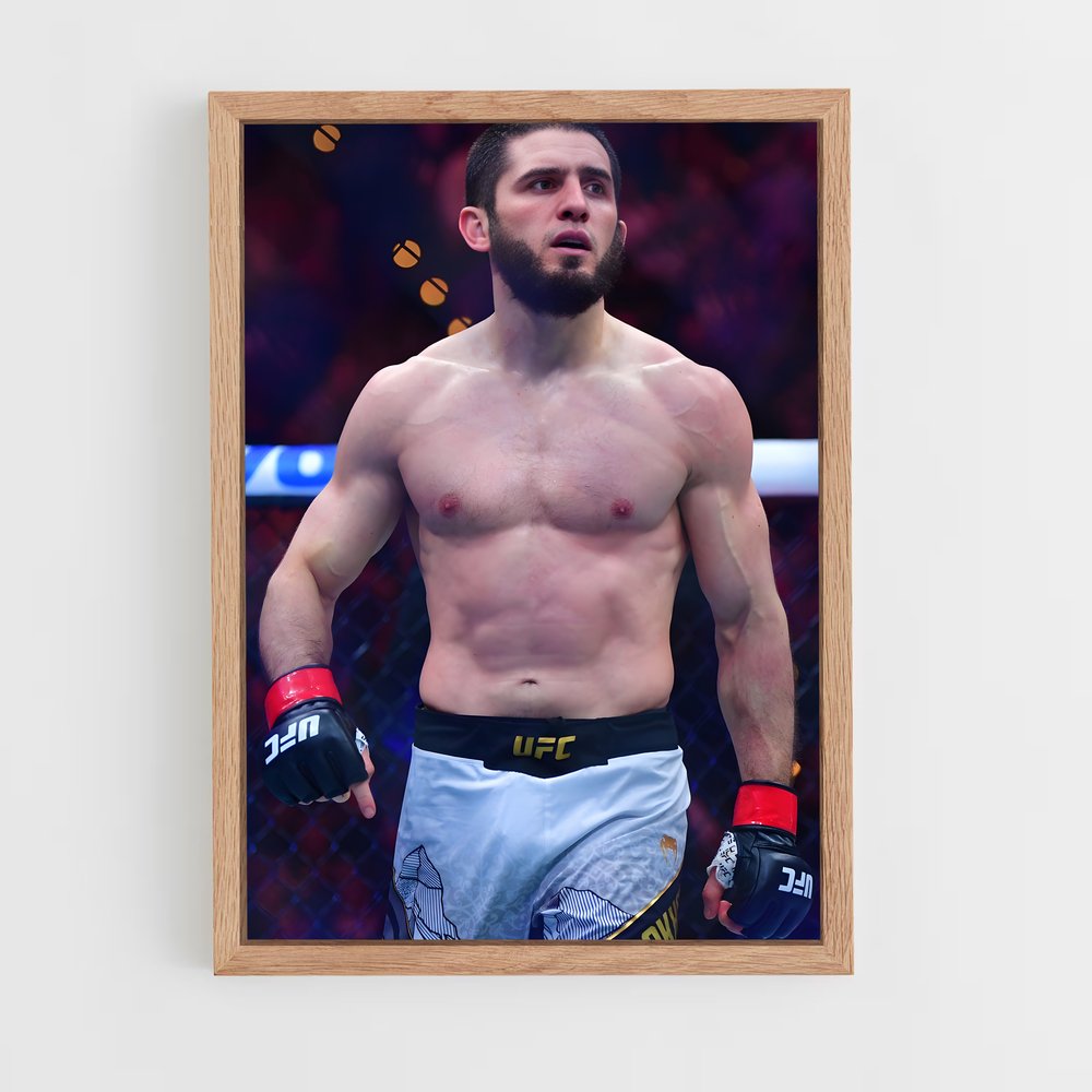 ap-islam makhachev-2 cadre Bois clair