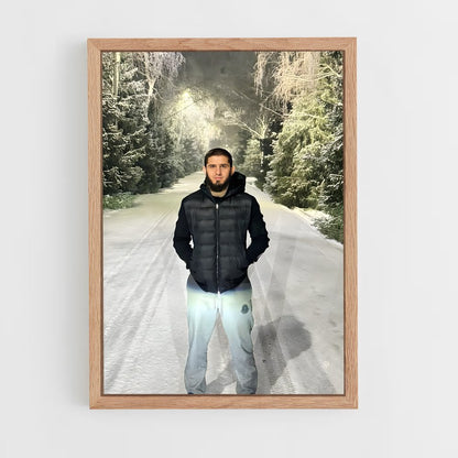 ap-islam makhachev-4 cadre Bois clair