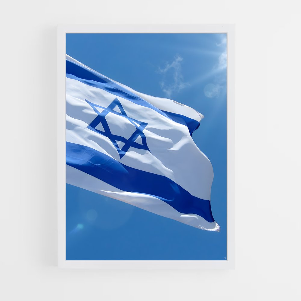 ap-israel flag-1 cadre Blanc