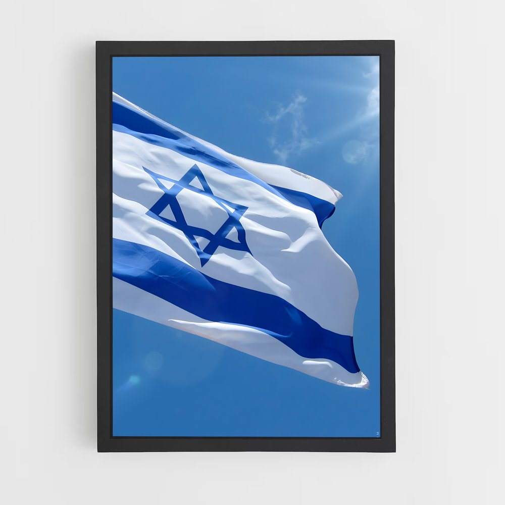 ap-israel flag-1 cadre Noir