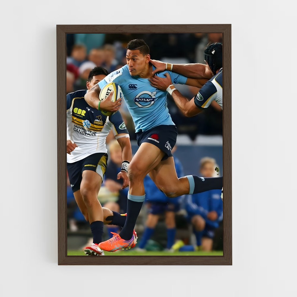 ap-israel folau-5 cadre Bois foncé