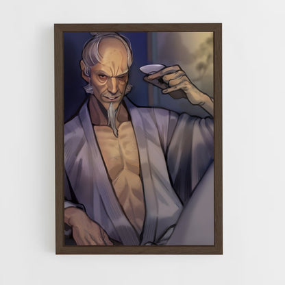 ap-isshin-4 cadre Bois foncé