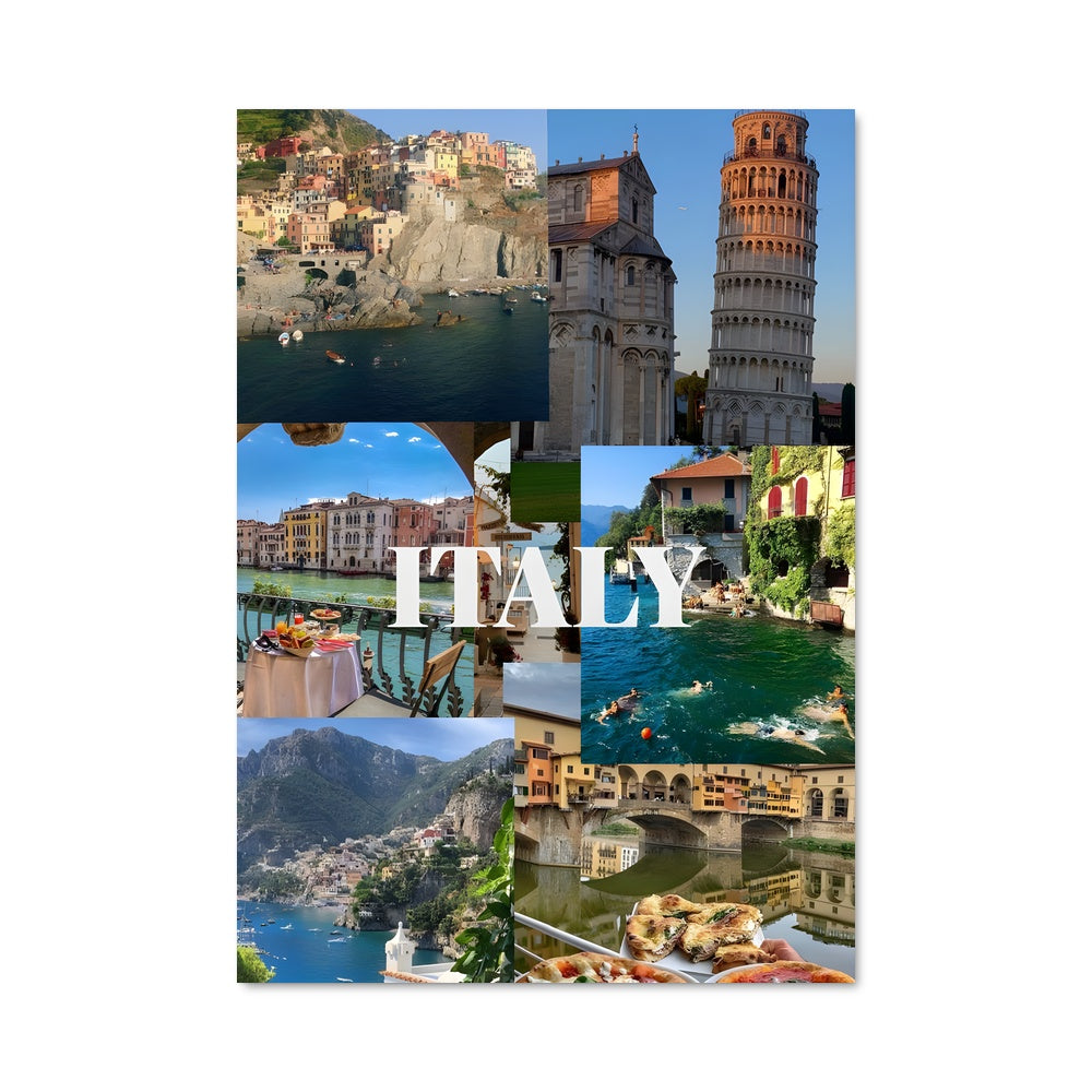 Poster Dolce Vita Collage