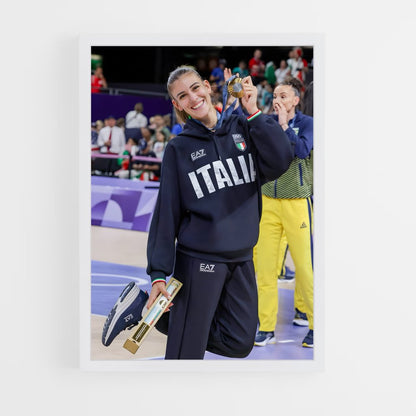 ap-italy national volleyball team-1 cadre Blanc