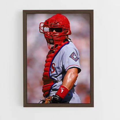 ap-ivan rodriguez-1 cadre Bois foncé