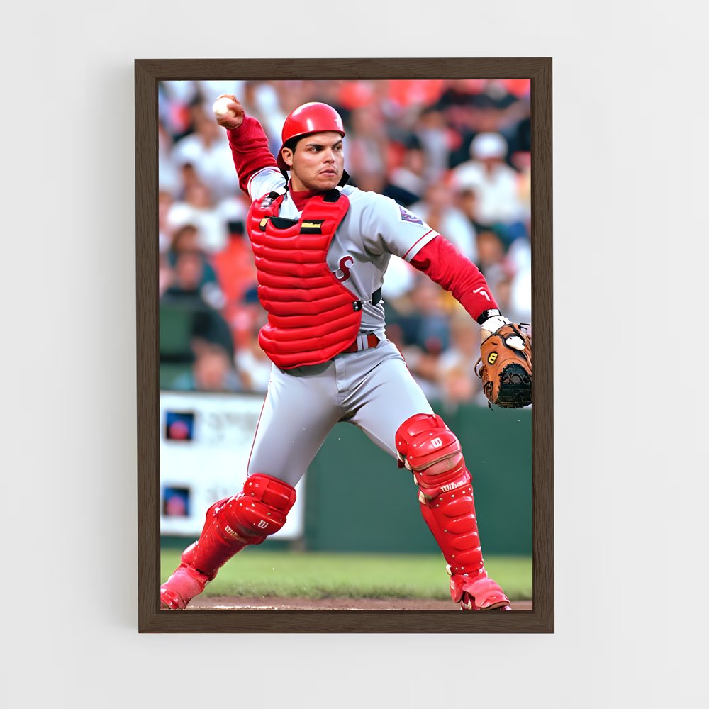 ap-ivan rodriguez-6 cadre Bois foncé