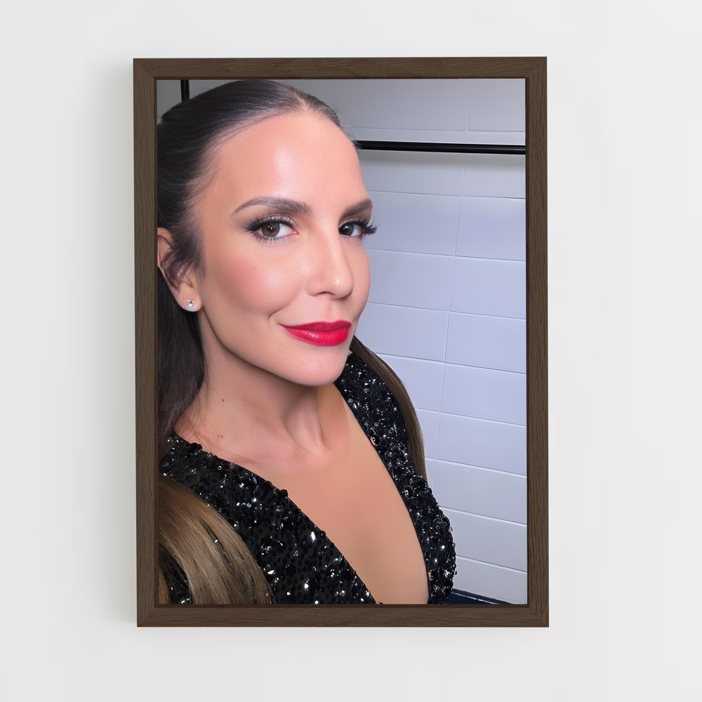 ap-ivete sangalo-4 cadre Bois foncé