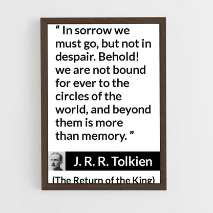 ap-j r r tolkien-2 cadre Bois foncé