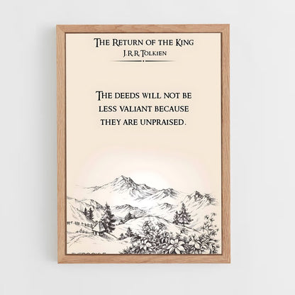 ap-j r r tolkien-5 cadre Bois clair