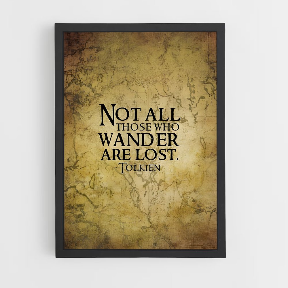 ap-j r r tolkien-8 cadre Noir