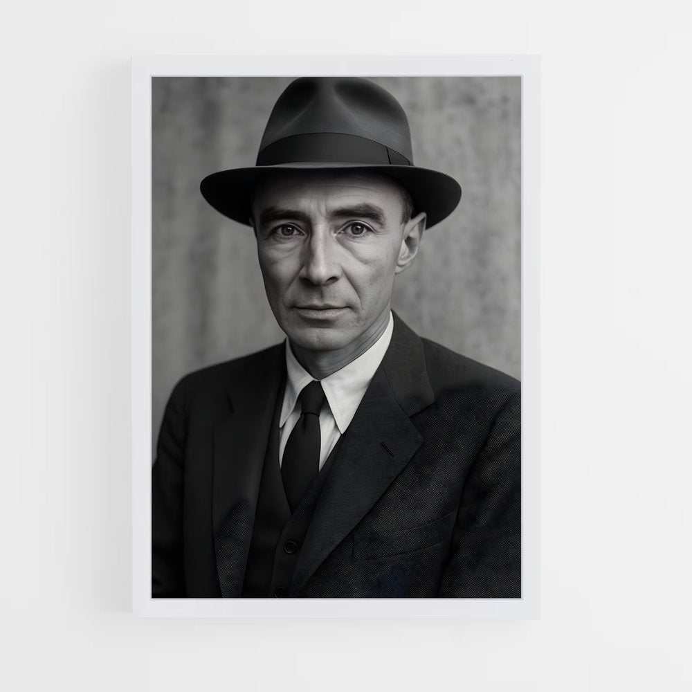ap-j robert oppenheimer-2 cadre Blanc