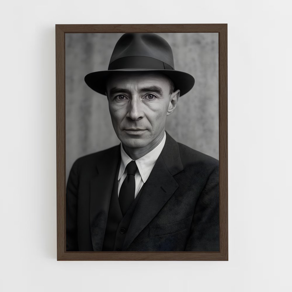 ap-j robert oppenheimer-2 cadre Bois foncé