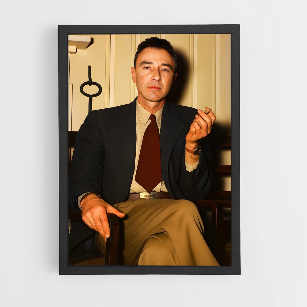 ap-j robert oppenheimer-3 cadre Noir