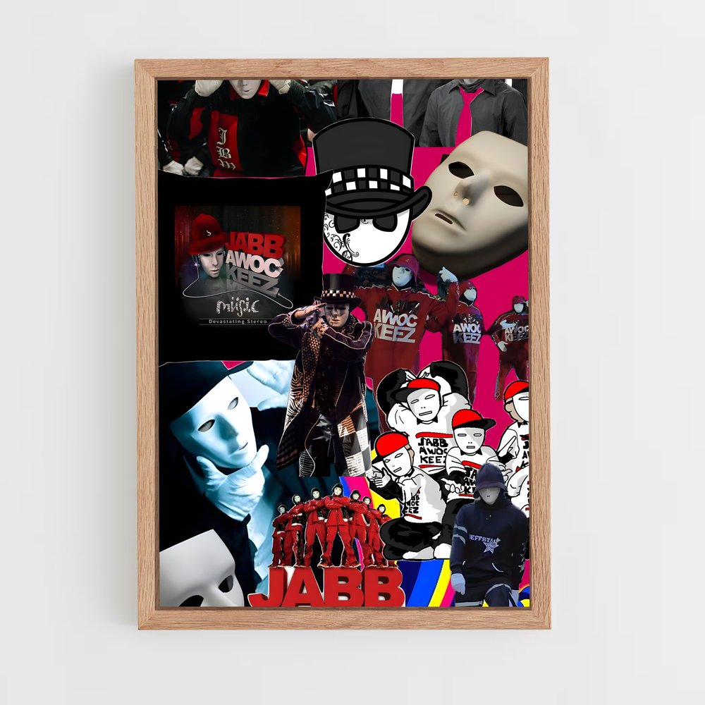 ap-jabbawockeez-1 cadre Bois clair