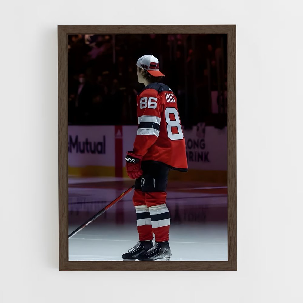 ap-jack hughes-7 cadre Bois foncé