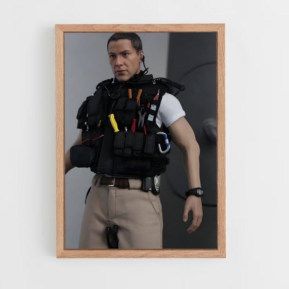 ap-jack traven-3 cadre Bois clair