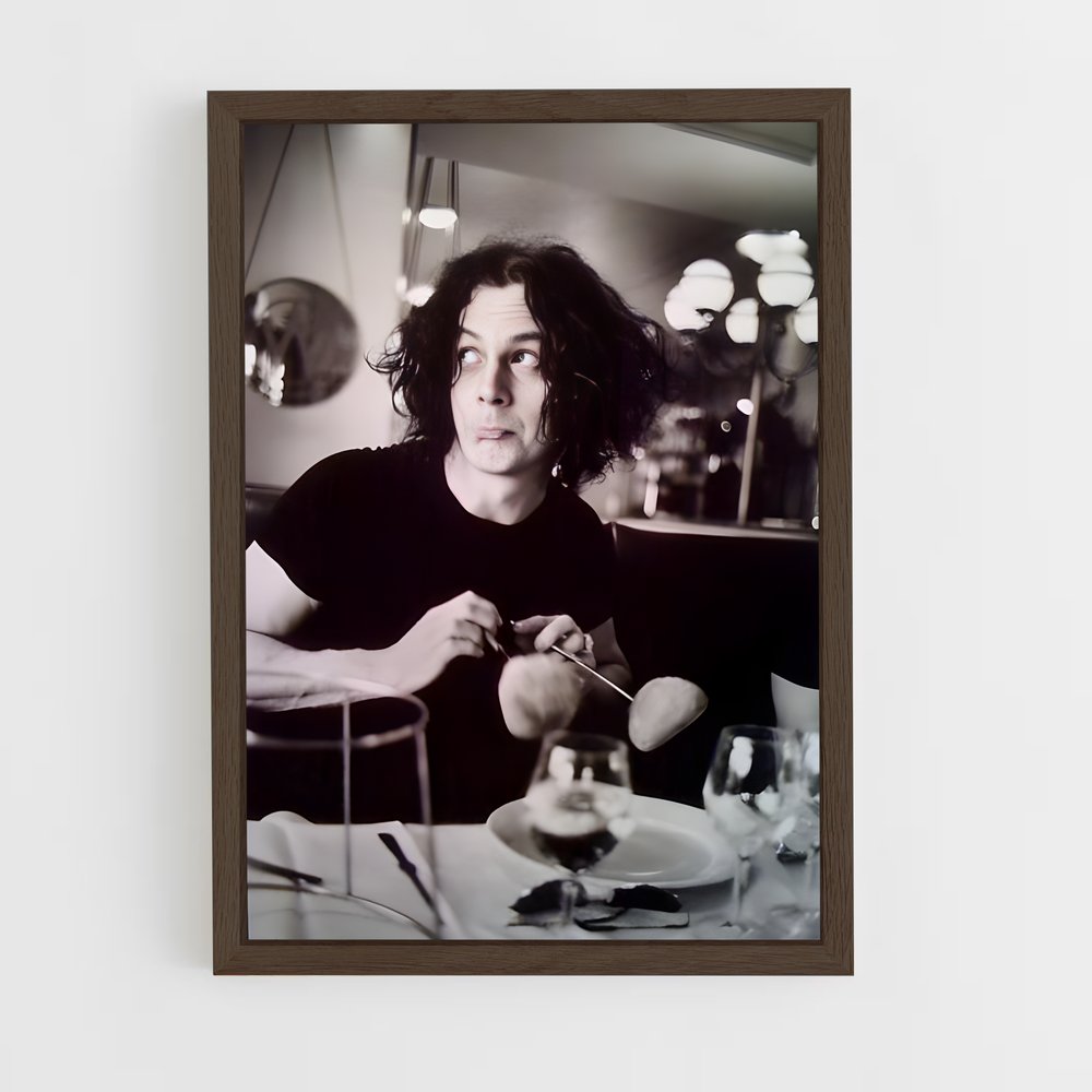 ap-jack white-1 cadre Bois foncé