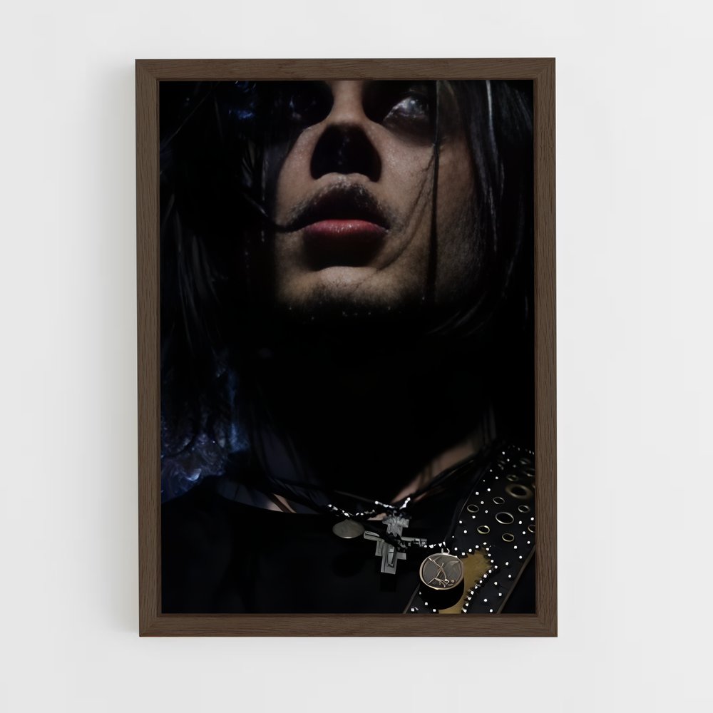 ap-jack white-3 cadre Bois foncé