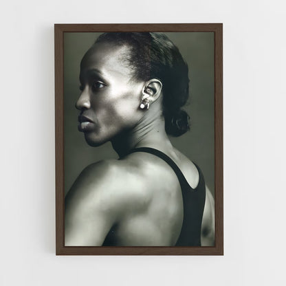 ap-jackie joyner-kersee-1 cadre Bois foncé