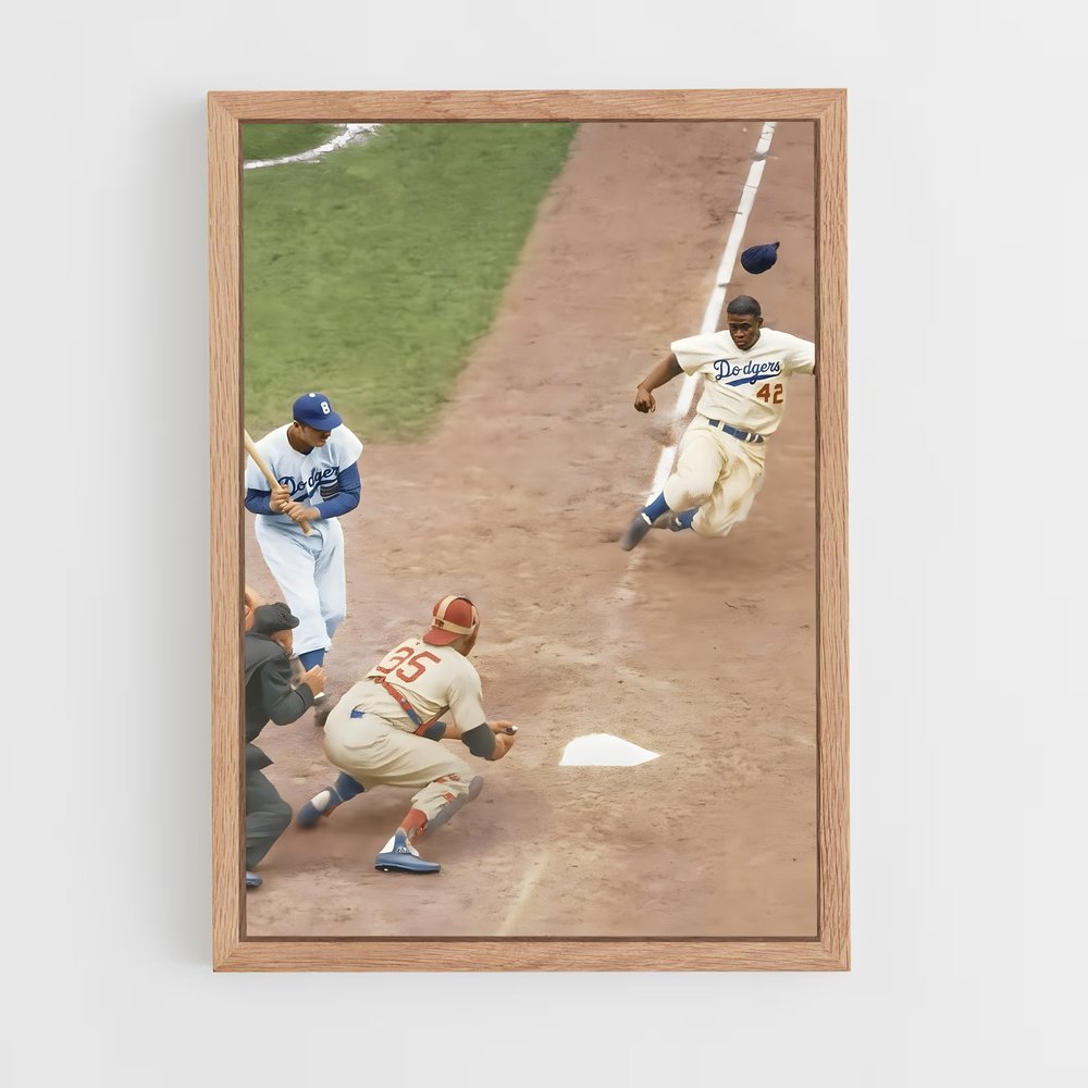 ap-jackie robinson-2 cadre Bois clair